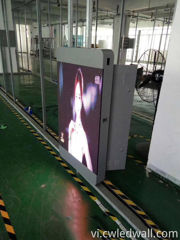Outdoor Led Wall Billboards Pole Display Wall